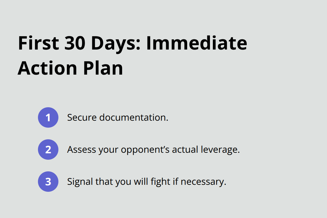 Three-step plan for responding to a noncompete threat in the first 30 days - noncompete litigation strategies